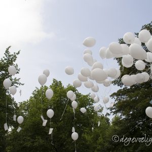ballonnen loslaten bij afscheid